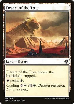 2020 Magic The Gathering Commander #268 Desert of the True Front