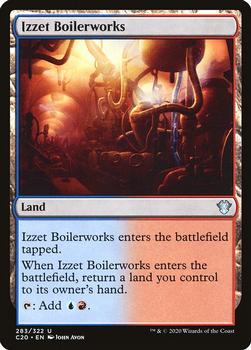 2020 Magic The Gathering Commander #283 Izzet Boilerworks Front