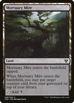 2020 Magic The Gathering Commander #289 Mortuary Mire Front