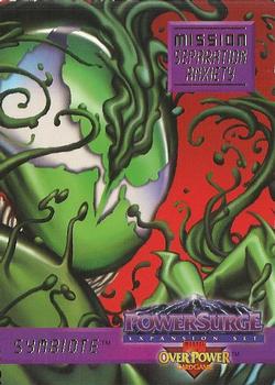 1995 Fleer Marvel Overpower PowerSurge - Mission Separation Anxiety #4 Symbiote Front