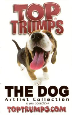 2005 Top Trumps The Dog Artlist Collection #NNO Akita Back