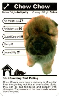2005 Top Trumps The Dog Artlist Collection #NNO Chow Chow Front