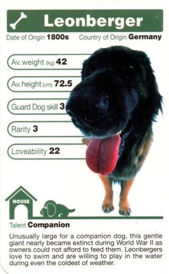 2005 Top Trumps The Dog Artlist Collection #NNO Leonberger Front
