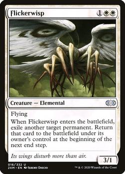 2020 Magic: The Gathering Double Masters #016 Flickerwisp Front