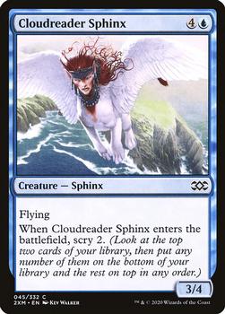 2020 Magic: The Gathering Double Masters #045 Cloudreader Sphinx Front