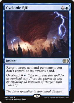 2020 Magic: The Gathering Double Masters #047 Cyclonic Rift Front
