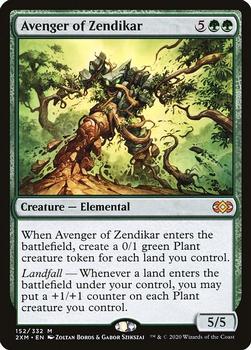 2020 Magic: The Gathering Double Masters #152 Avenger of Zendikar Front