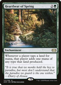2020 Magic: The Gathering Double Masters #171 Heartbeat of Spring Front