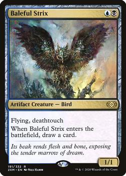 2020 Magic: The Gathering Double Masters #191 Baleful Strix Front