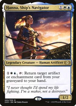 2020 Magic: The Gathering Double Masters #200 Hanna, Ship's Navigator Front