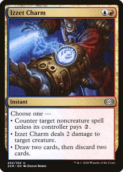 2020 Magic: The Gathering Double Masters #202 Izzet Charm Front