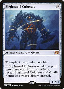 2020 Magic: The Gathering Double Masters #235 Blightsteel Colossus Front