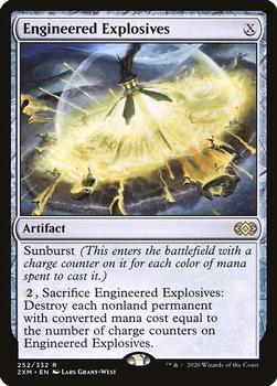 2020 Magic: The Gathering Double Masters #252 Engineered Explosives Front