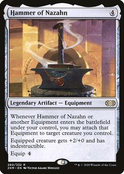 2020 Magic: The Gathering Double Masters #260 Hammer of Nazahn Front