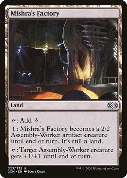 2020 Magic: The Gathering Double Masters #323 Mishra's Factory Front