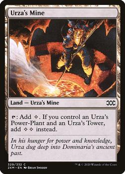 2020 Magic: The Gathering Double Masters #329 Urza's Mine Front