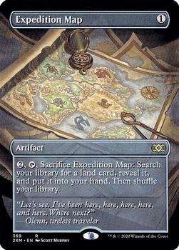 2020 Magic: The Gathering Double Masters #359 Expedition Map Front