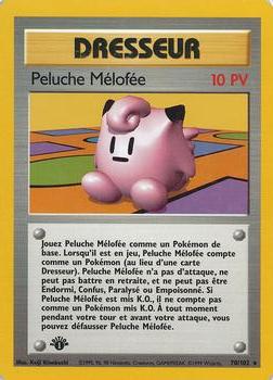 1999 Pokemon 1st Edition French #70/102 Peluche Mélofée Front
