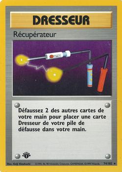 1999 Pokemon 1st Edition French #74/102 Récupérateur Front