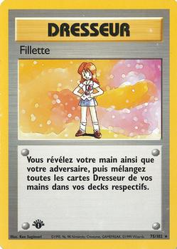 1999 Pokemon 1st Edition French #75/102 Fillette Front