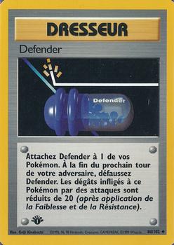 1999 Pokemon 1st Edition French #80/102 Defender Front