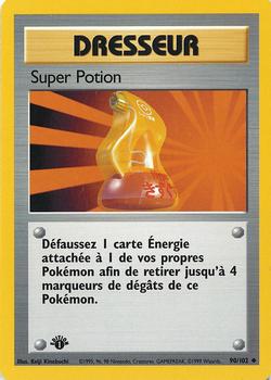 1999 Pokemon 1st Edition French #90/102 Super Potion Front
