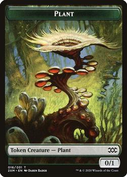 2020 Magic: The Gathering Double Masters - Tokens #016/031 Plant Front