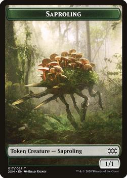 2020 Magic: The Gathering Double Masters - Tokens #017/031 Saproling Front