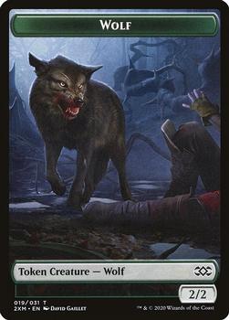 2020 Magic: The Gathering Double Masters - Tokens #019/031 Wolf Front