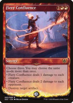 2020 Magic the Gathering Signature Spellbook: Chandra #003 Fiery Confluence Front