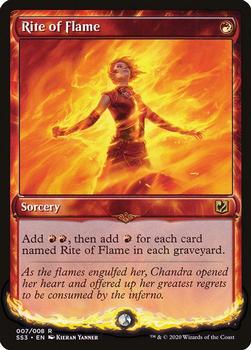 2020 Magic the Gathering Signature Spellbook: Chandra #007 Rite of Flame Front