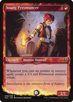 2020 Magic the Gathering Signature Spellbook: Chandra #008 Young Pyromancer Front