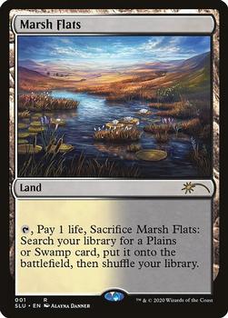 2020 Magic The Gathering Secret Lair Ultimate Edition #001 Marsh Flats Front