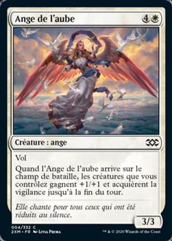 2020 Magic: The Gathering Double Masters (French) #4 Ange de l'aube Front