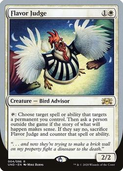 2020 Magic the Gathering Unsanctioned #4 Flavor Judge Front