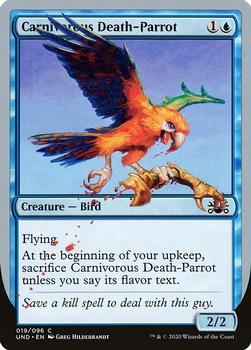 2020 Magic the Gathering Unsanctioned #19 Carnivorous Death-Parrot Front