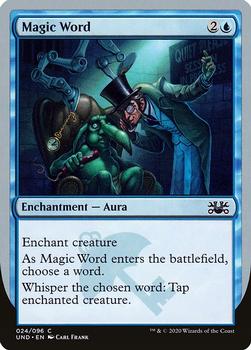 2020 Magic the Gathering Unsanctioned #24 Magic Word Front