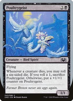 2020 Magic the Gathering Unsanctioned #43 Poultrygeist Front