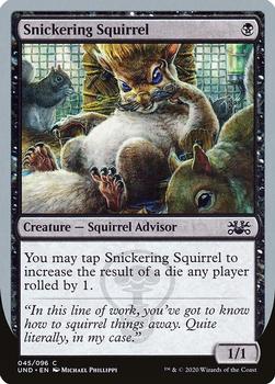 2020 Magic the Gathering Unsanctioned #45 Snickering Squirrel Front