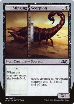 2020 Magic the Gathering Unsanctioned #46 Stinging Scorpion Front