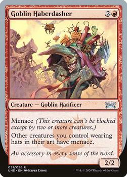 2020 Magic the Gathering Unsanctioned #51 Goblin Haberdasher Front