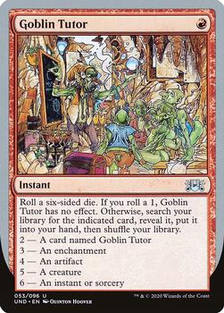 2020 Magic the Gathering Unsanctioned #53 Goblin Tutor Front