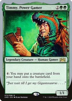 2020 Magic the Gathering Unsanctioned #73 Timmy, Power Gamer Front