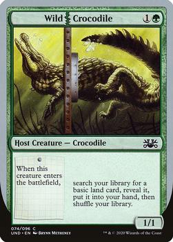 2020 Magic the Gathering Unsanctioned #74 Wild Crocodile Front