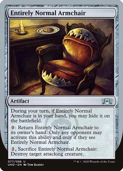 2020 Magic the Gathering Unsanctioned #77 Entirely Normal Armchair Front