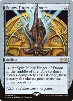 2020 Magic the Gathering Unsanctioned #81 Pointy Finger of Doom Front