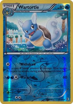 2012 Pokemon Black & White Boundaries Crossed - Reverse-Holos #30 Wartortle Front