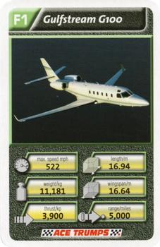 2008 Ace Trumps Civil Aircraft #F1 Gulfstream G100 Front