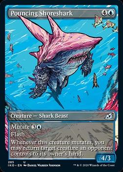 2020 Magic the Gathering Ikoria: Lair of Behemoths - Showcase Cards #285 Pouncing Shoreshark Front