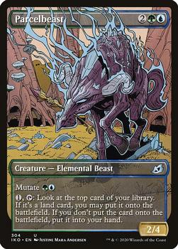 2020 Magic the Gathering Ikoria: Lair of Behemoths - Showcase Cards #304 Parcelbeast Front